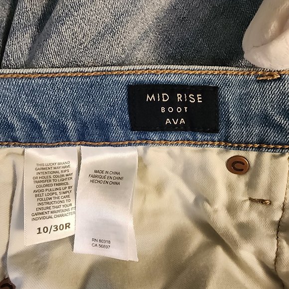 Lucky Brand Mid Rise Ava Boot, Size 10/30R - Picture 3 of 4